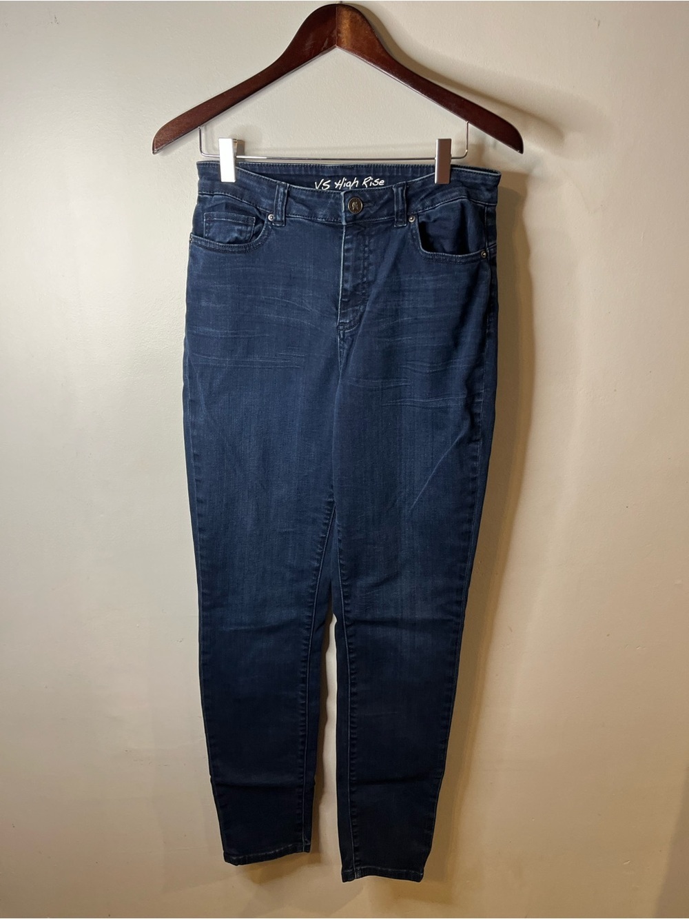 Victoria's Secret Dark Indigo High-Rise Jeans